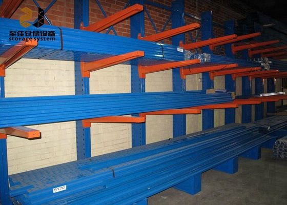 Cantilever Rack de madeira, Metal Cantilever Rack Sistema de prateleira de canteiro pesado
