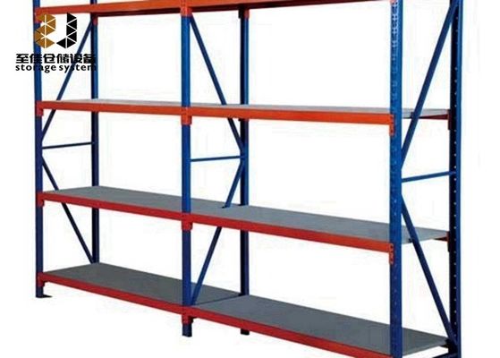 100 kg-200 kg/camada Prateleiras de metal de carga leve Instalação fácil Prateleiras de armazenamento de metal