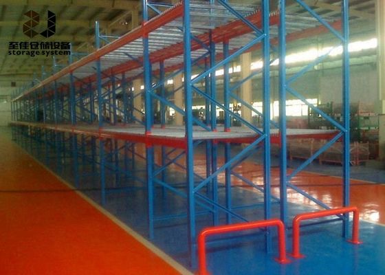 Sistemas de estantes de paletes revestidos de potência de aço Q235 / Q345 Maximum 4500kg por nível