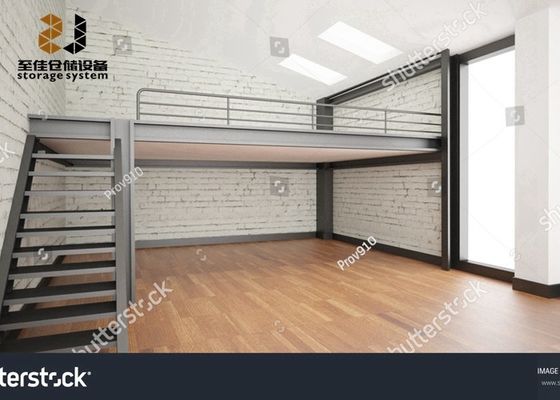 500 kg-1500 kg/m2 Sistemas de piso metálicos de mezzanine revestido em pó de epoxi