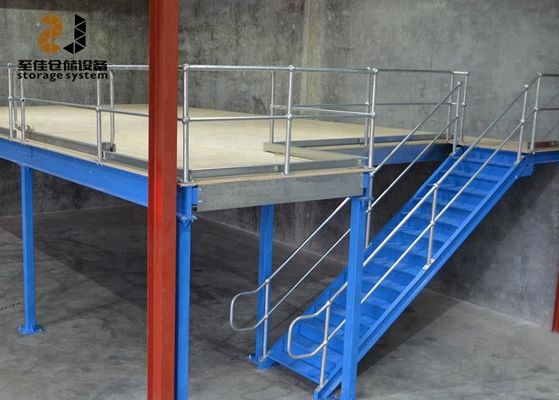 Aço Q235 / Q345 Industrial Mezzanine pisos duas camadas para armazém