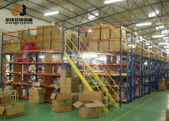 Equipação sem parafusos / rivet Industrial Mezzanine pisos Superfície lisa 2m altura