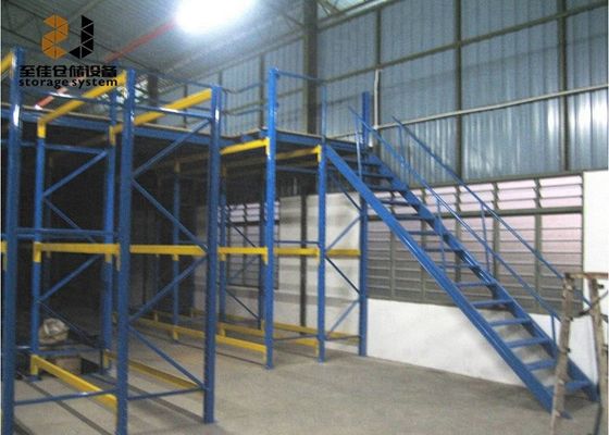 Pavimentos comerciais de mezzanine estáveis, plataformas de armazenamento de mezzanine para oficina