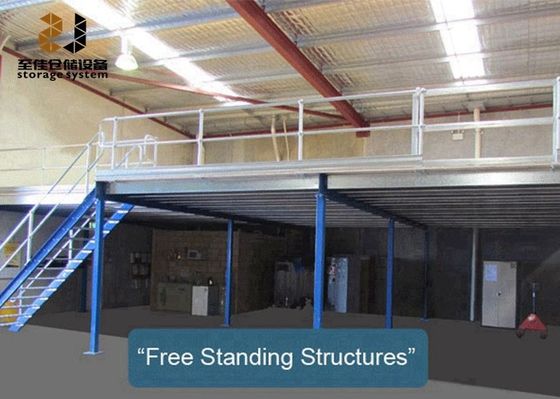Sistema de plataforma de mezzanine flexível com capacidade de escada 500 kg - 4000 kg/m2