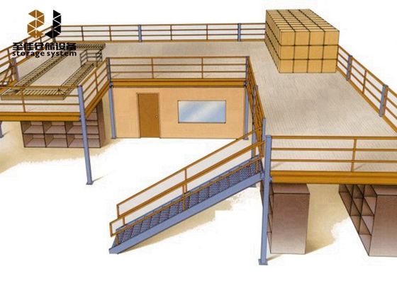 Revestimento em pó de pisos industriais de mezzanine / fabricantes de pisos estruturais de mezzanine