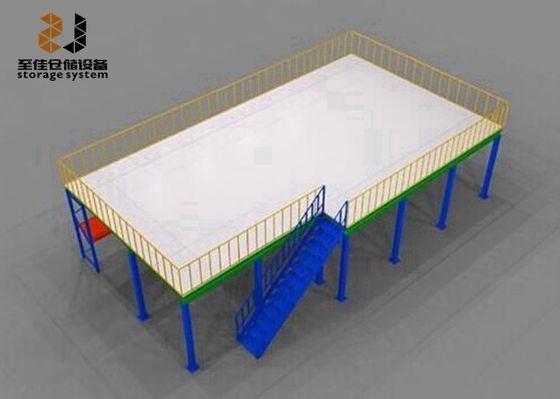 Revestimento em pó de pisos industriais de mezzanine / fabricantes de pisos estruturais de mezzanine