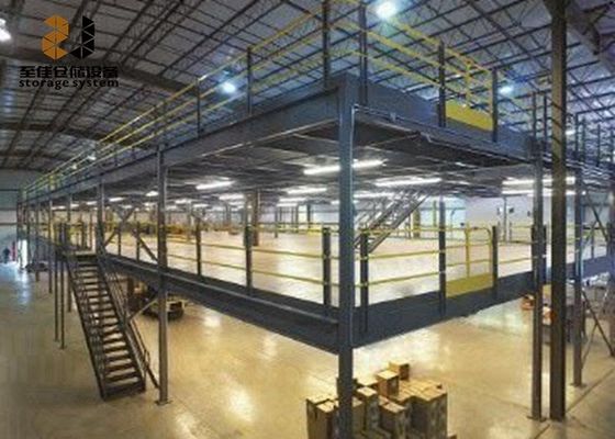 Fábrica revestida em pó de epoxi, pisos de mezzanine, estantes de mezzanine de aço Q235