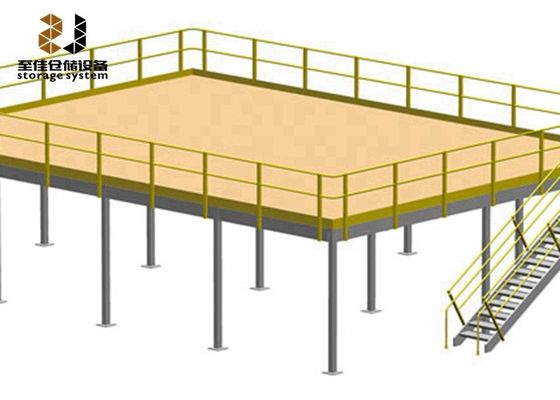 Sistemas de estantes de plataforma de mezzanine de 2 camadas Q235 Aço Mezzanine Floor