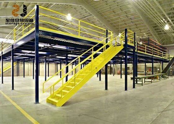 Sistemas de estantes de plataforma de mezzanine de 2 camadas Q235 Aço Mezzanine Floor