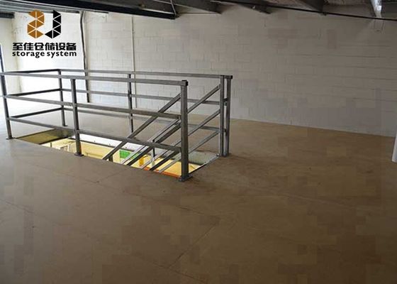 Plataformas de armazenagem de aço de mezanino / meszanino suportado por racks de paletes