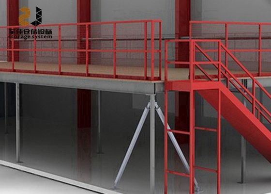 Pavimentos industriais de mezzanine personalizados 500 kg/m2-1500 kg/m2 Estruturas de mezzanine de escritório