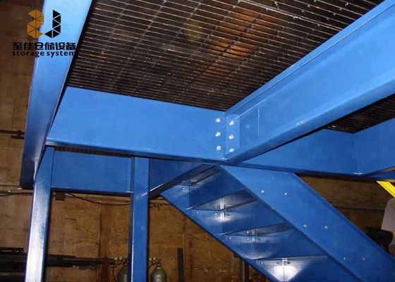 Pavimentos industriais de mezzanine personalizados 500 kg/m2-1500 kg/m2 Estruturas de mezzanine de escritório