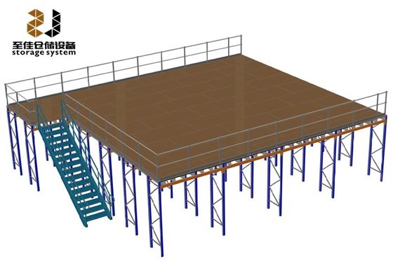 500 kg - 4000 kg/m2 de estantes estruturais suportados por pisos de mezzanine ODM &amp; OEM