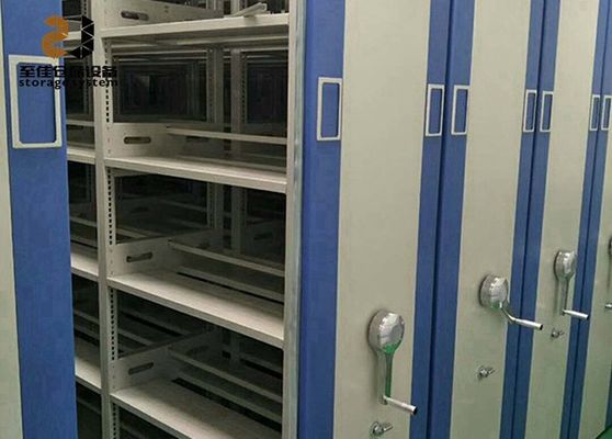 Unidade de prateleira móvel de fechadura de 3 pontos para museu / hospital