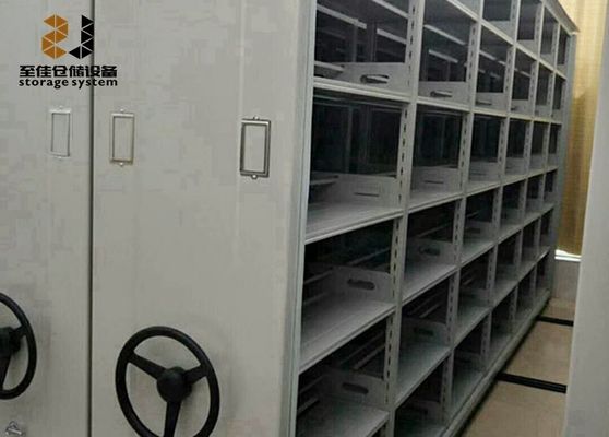 Unidade de prateleira móvel de fechadura de 3 pontos para museu / hospital