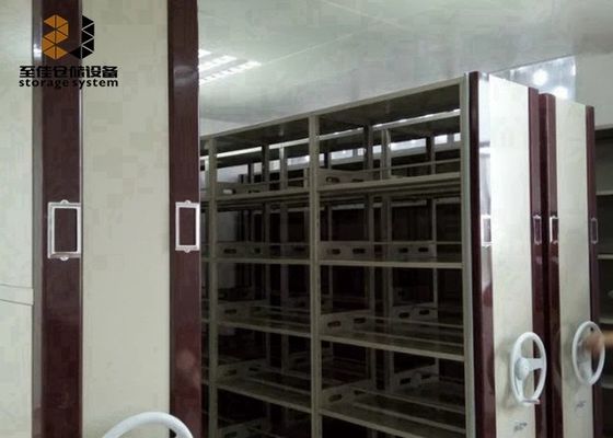 Sistema de armazenamento de arquivos de revestimento em pó, biblioteca móvel, estantes com fechadura de segurança
