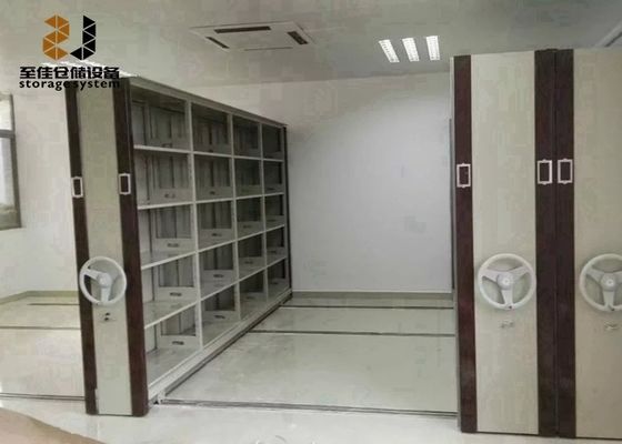Sistema de armazenamento de arquivos de revestimento em pó, biblioteca móvel, estantes com fechadura de segurança