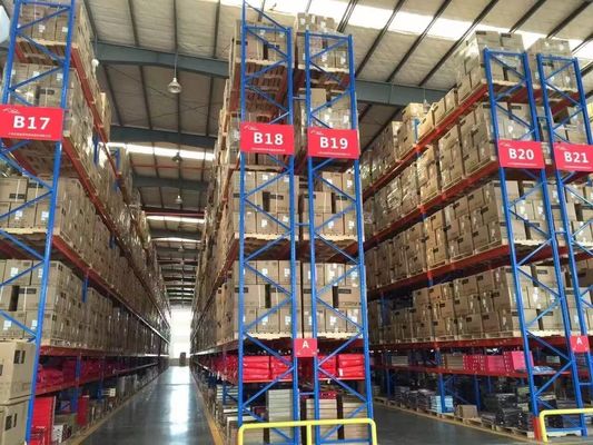 Organização de armazém pesado com estante de armazenamento pesado